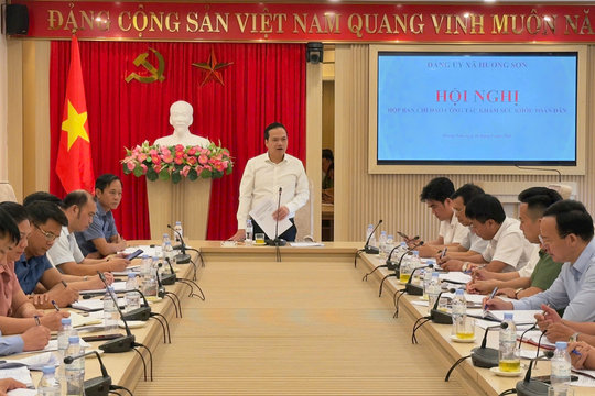Xã Hương Sơn phấn đấu 100% người dân được khám sức khỏe hằng năm