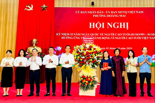Xây dựng môi trường sống thân thiện, nghĩa tình đối với người cao tuổi phường Hoàng Mai
