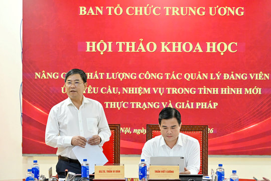 Hội thảo khoa học về nâng cao chất lượng công tác quản lý đảng viên