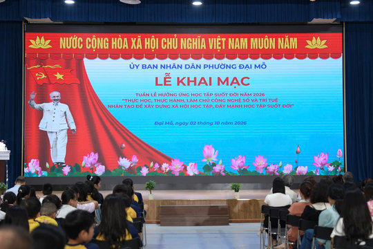 Phường Đại Mỗ phát động Tuần lễ hưởng ứng học tập suốt đời năm 2026