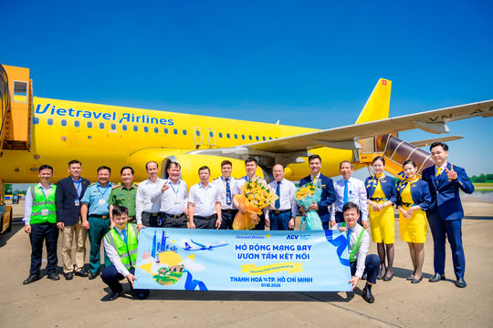 Vietravel Airlines chính thức khai thác 2 đường bay nội địa mới