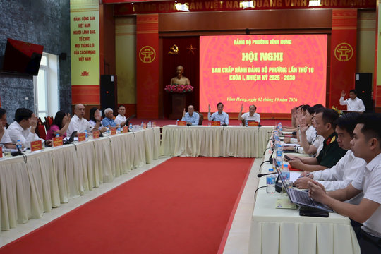 Đảng bộ phường Vĩnh Hưng tập trung tháo gỡ các điểm nghẽn, đẩy nhanh dự án trọng điểm