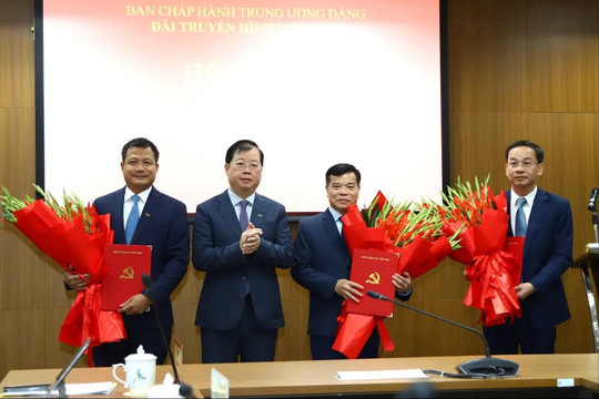 Ban Bí thư bổ nhiệm 3 Phó Tổng Giám đốc Đài Truyền hình Việt Nam