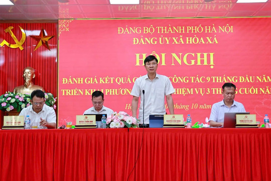 Xã Hòa Xá tập trung hoàn thành các chỉ tiêu năm 2026
