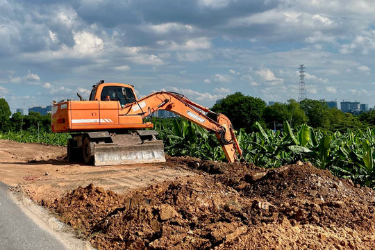 Hà Nội: Đẩy nhanh tiến độ nâng cấp đê tả Hồng đáp ứng đa mục tiêu