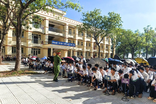 Xã Mỹ Đức: Nâng cao ý thức chấp hành pháp luật của học sinh