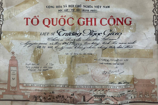 Để trang sử về người liệt sĩ cảm tử quân được trọn vẹn hơn (*)
