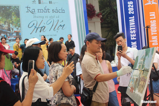 Hội Sách Hà Nội năm 2026: Tái hiện “Hương vị phố cổ Hà Nội” qua từng nét ký họa