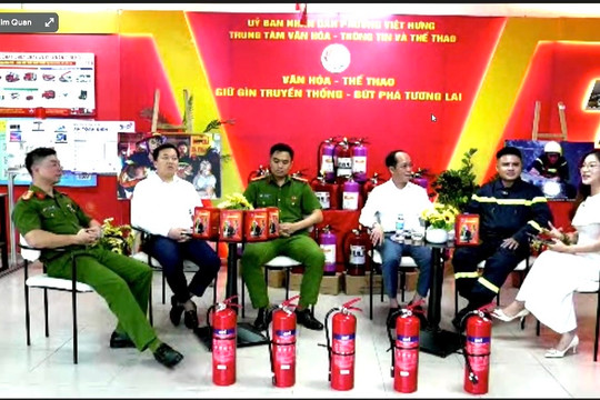 Phường Việt Hưng đưa kỹ năng phòng cháy, chữa cháy đến gần người dân