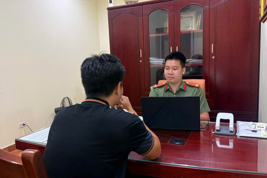 Công an phường Giảng Võ xử phạt người đăng thông tin sai sự thật về quá trình điều tra