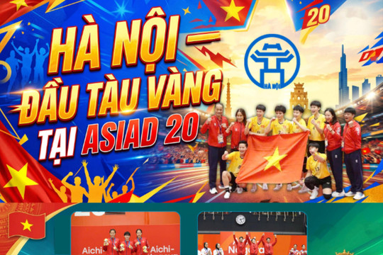 Hà Nội - Đầu tàu vàng tại ASIAD 20