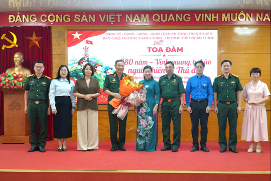 Phường Thanh Xuân giáo dục truyền thống qua câu chuyện người lính