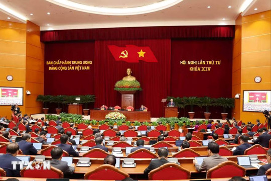 Khai mạc Hội nghị lần thứ tư Ban Chấp hành Trung ương Đảng khóa XIV