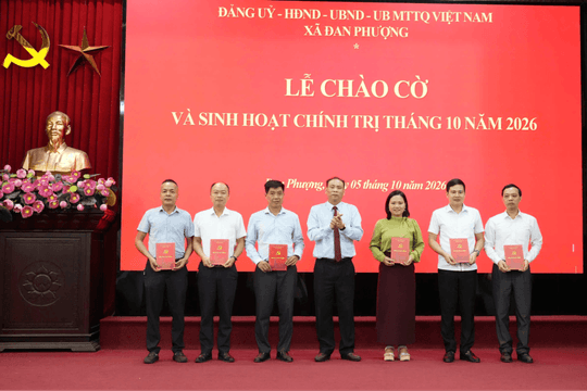 Xã Đan Phượng: Tập trung cao nhất hoàn thành các mục tiêu kinh tế - xã hội năm 2026