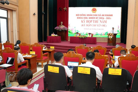 Xã An Khánh tổ chức lại 3 phòng chuyên môn thành 5 phòng