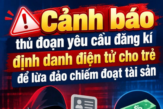 Cảnh giác trước yêu cầu đăng ký định danh điện tử cho trẻ