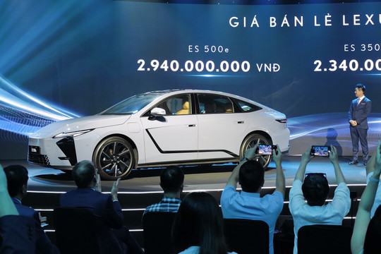 Lexus gia nhập sân chơi xe thuần điện tại Việt Nam