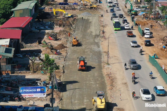 Quốc lộ 6 đoạn qua phường Chương Mỹ “chuyển mình”