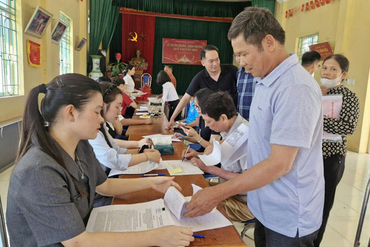 Xã Phú Xuyên: Tập trung chi trả kinh phí bồi thường thực hiện Dự án Trục không gian Quốc lộ 1A