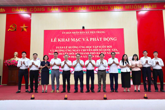 Xã Tiến Thắng: Gắn học tập suốt đời với làm chủ công nghệ