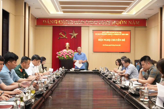 Xã Đan Phượng: Sắp xếp tổ chức Đảng gắn với nâng cao hiệu quả lãnh đạo
