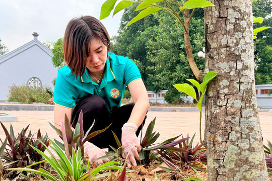 Những tuyến đường nở hoa từ mô hình sáng - xanh - sạch - đẹp tại xã Phúc Thịnh