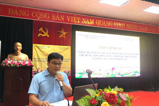 Xã Hồng Sơn chủ động bảo vệ rừng, phòng ngừa cháy mùa hanh khô