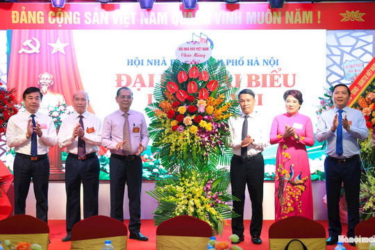Toàn cảnh Đại hội đại biểu Hội Nhà báo thành phố Hà Nội khóa VIII, nhiệm kỳ 2026-2031