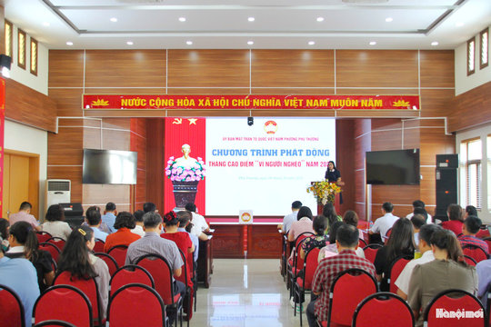 Phường Phú Thượng phát động Tháng cao điểm “Vì người nghèo” năm 2026