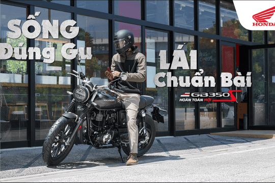 Mẫu xe phân khối lớn GB350S lần đầu ra mắt tại thị trường Việt Nam