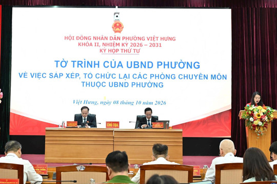 Phường Việt Hưng kiện toàn bộ máy, nâng hiệu quả quản lý