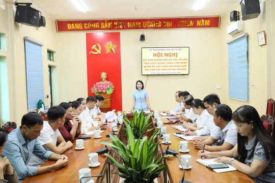 Xã Cổ Đô: Nâng cao hiệu quả quảng bá sản phẩm, phát triển thương mại điện tử