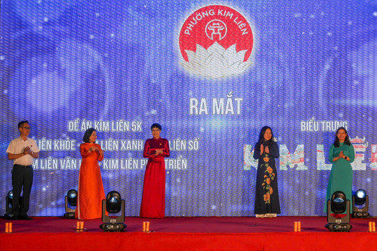 Phường Kim Liên ra mắt biểu trưng, định hình 5 trụ cột phát triển