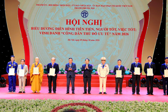 Hà Nội biểu dương điển hình tiên tiến và vinh danh Công dân Thủ đô ưu tú