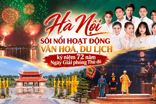 Sôi nổi các hoạt động văn hóa, du lịch kỷ niệm 72 năm Ngày Giải phóng Thủ đô