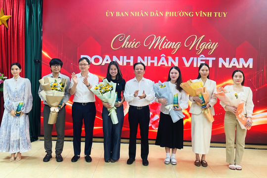 Phường Vĩnh Tuy: Đồng hành cùng doanh nghiệp thúc đẩy phát triển kinh tế