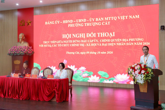 Phường Thượng Cát lắng nghe, giải quyết kiến nghị của nhân dân từ cơ sở