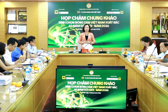 Lễ Tôn vinh và trao Danh hiệu Nông dân Việt Nam xuất sắc 40 năm Đổi mới - năm 2026 diễn ra tối 12-10