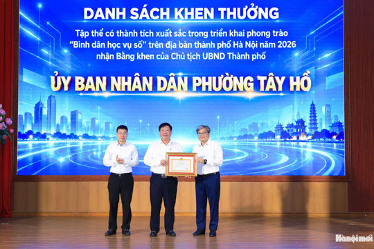 Phường Tây Hồ phát động hưởng ứng Ngày Chuyển đổi số quốc gia năm 2026