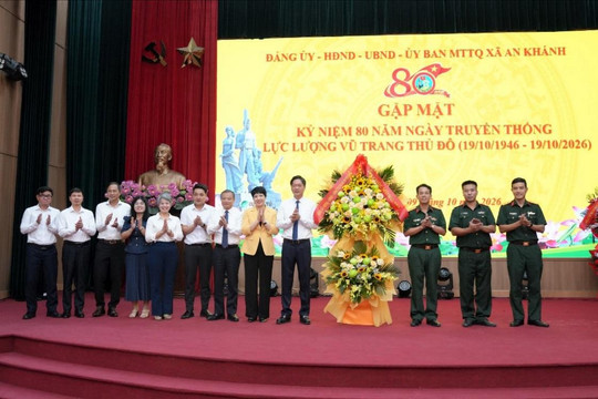 Xã An Khánh phát huy truyền thống 80 năm lực lượng vũ trang Thủ đô