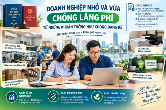 Doanh nghiệp nhỏ và vừa chống lãng phí từ những khoản tưởng như không đáng kể