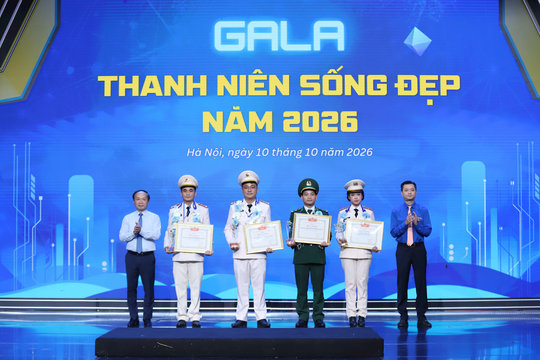 Tôn vinh 15 “Thanh niên sống đẹp” năm 2026
