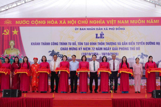 Xã Phù Đổng khánh thành công trình tu bổ, tôn tạo Đình thôn Thượng