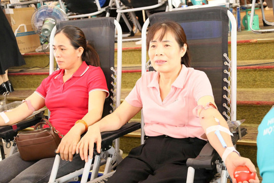 Xã Cổ Đô thu được 367 đơn vị máu an toàn đợt 2 năm 2026