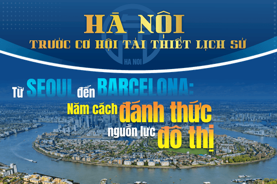 Hà Nội trước cơ hội tái thiết lịch sử - Từ Seoul đến Barcelona: Năm cách đánh thức nguồn lực đô thị
