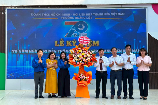 Phường Hoàng Liệt kỷ niệm 70 năm Ngày truyền thống Hội Liên hiệp Thanh niên Việt Nam
