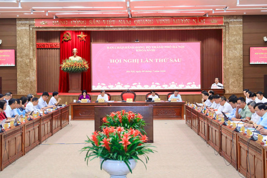 Hội nghị lần thứ bảy Ban Chấp hành Đảng bộ thành phố Hà Nội khóa XVIII