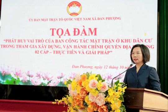 Đổi mới tư duy, nâng tầm vai trò của công tác Mặt trận trong tình hình mới