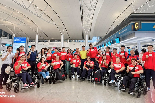 Đoàn Thể thao người khuyết tật Việt Nam sẵn sàng tranh tài tại Asian Para Games 2026