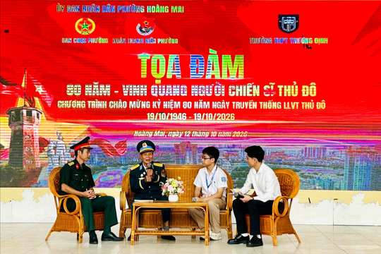 Phường Hoàng Mai viết tiếp truyền thống lực lượng vũ trang Thủ đô
